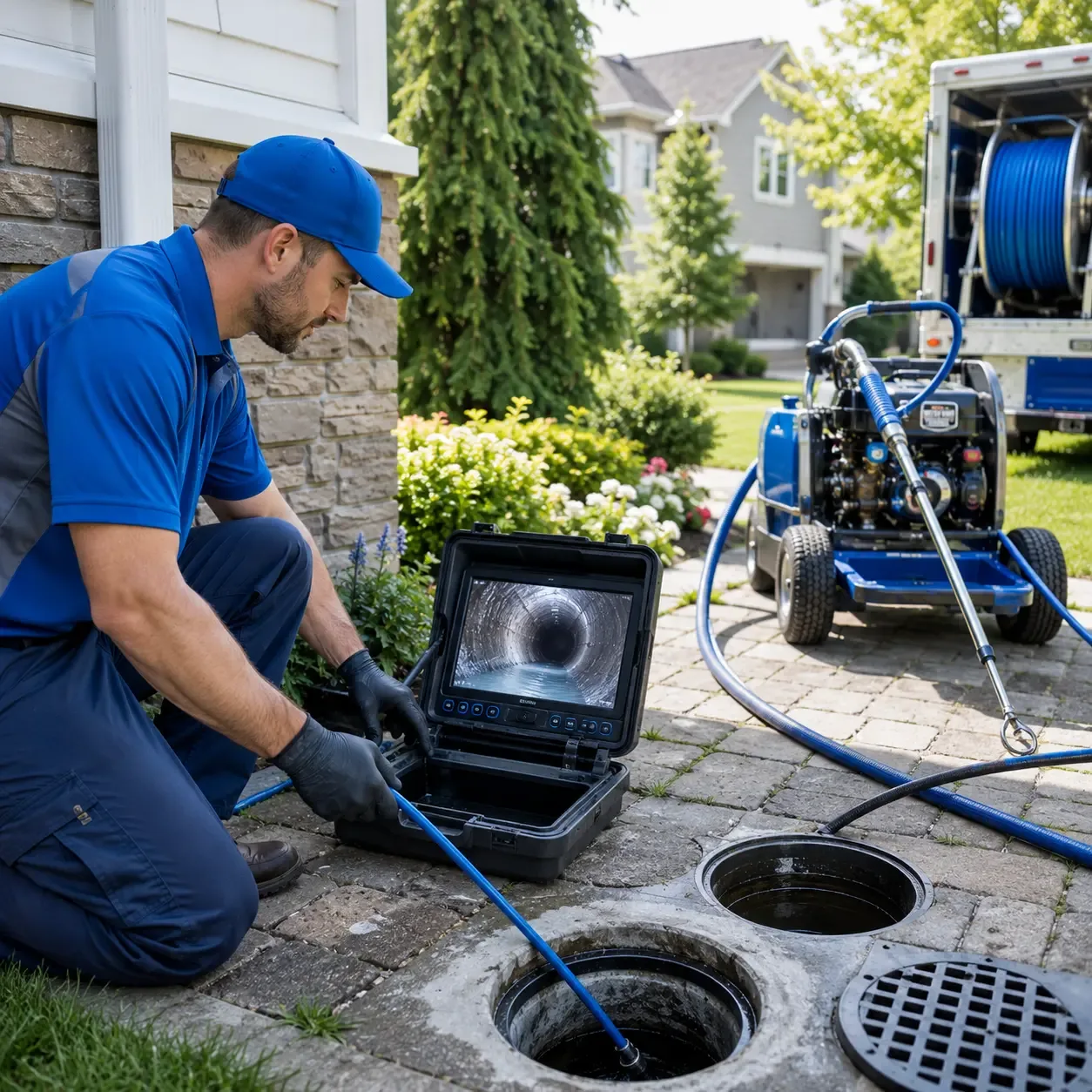 Outdoor drain cleaning professionals serving Stony Brook, NY